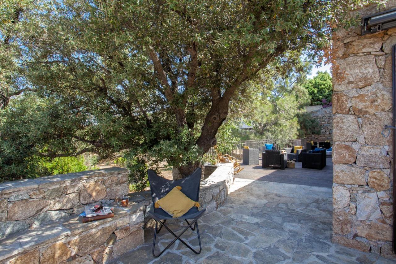 Villa Bodri, Maison En Pierre Avec Vue Mer Et Piscine Chauffee LʼÎle-Rousse 外观 照片